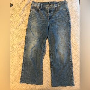 JCREW wide leg jeans